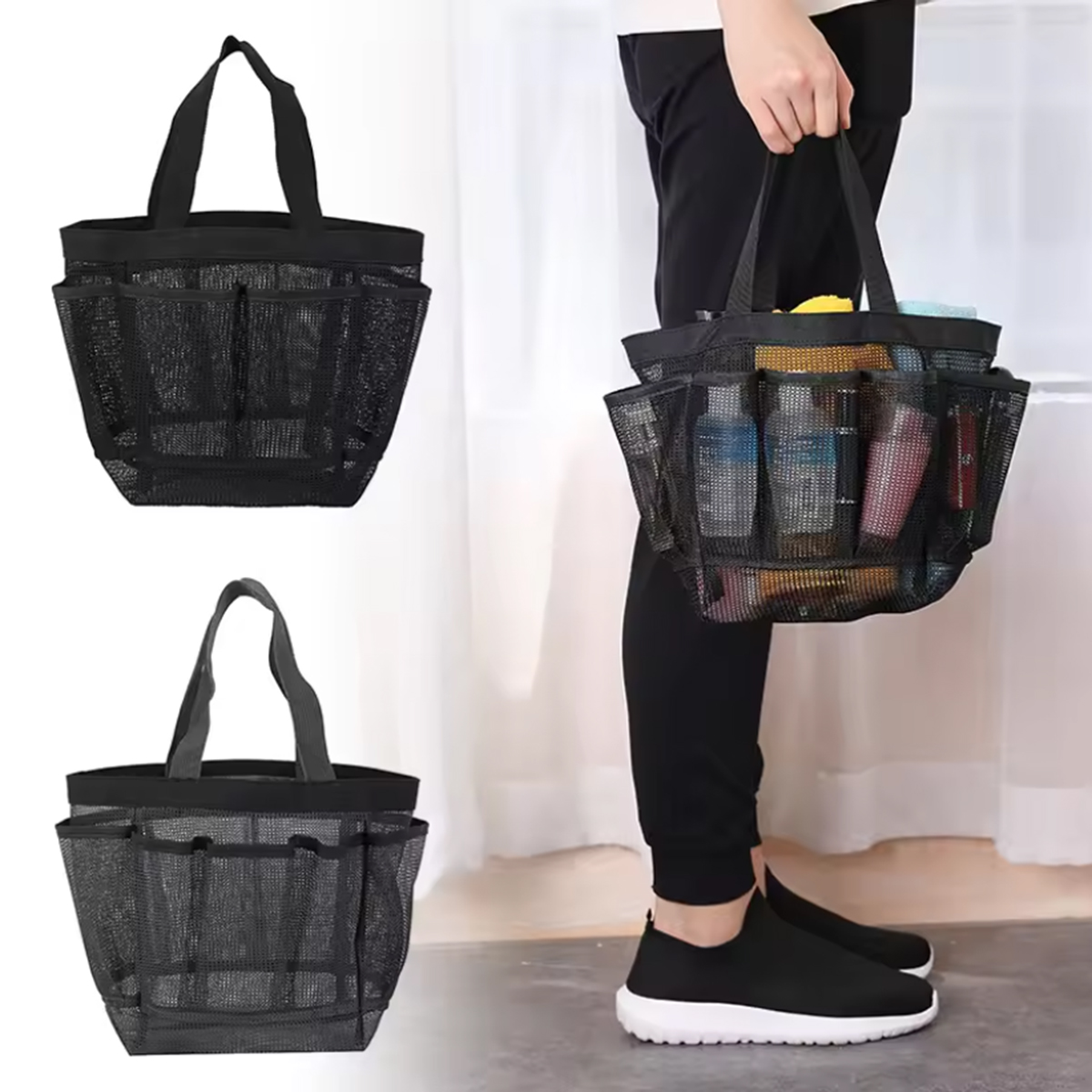 Dry Bag Roll Top - Sac de Douche Portable en Maille,